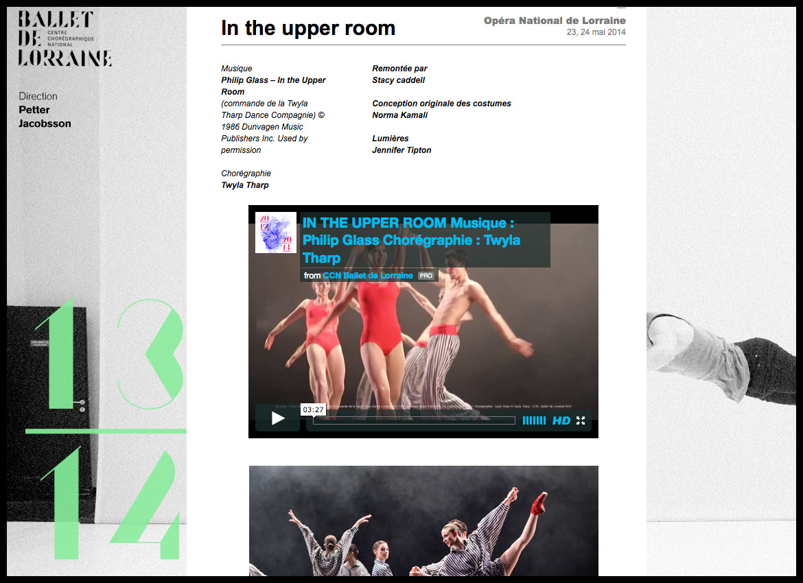 CCN Ballet de Lorraine - Site Internet - Les Graphiquants